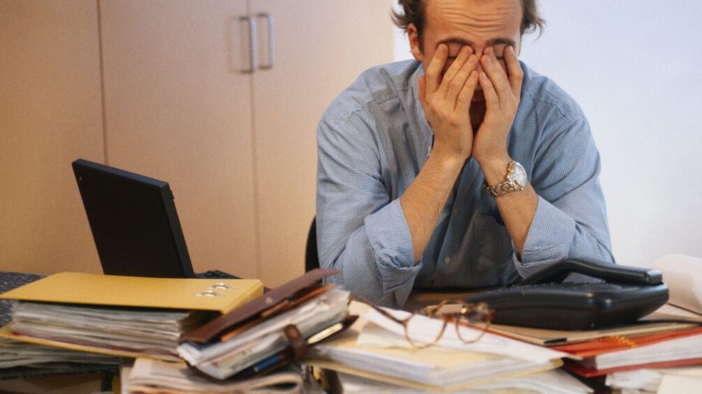 El trabajo sedentario como causa de prostatitis.
