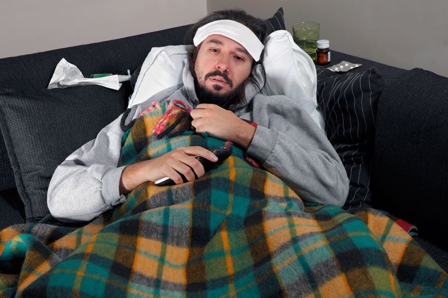 Infección viral como causa de prostatitis.